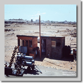 Engineering Line Maint Office and store - Jeddah Airport - Saudi Hadj 1972